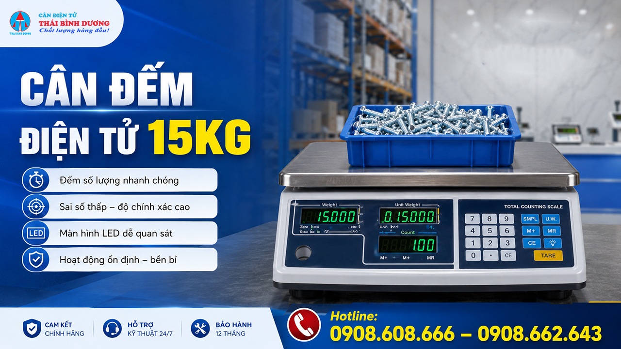 cân đếm điện tử 15kg