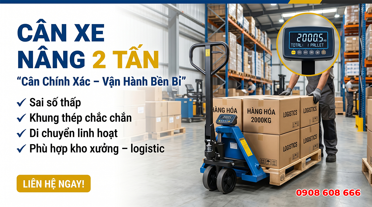 Cân xe nâng 2 tấn