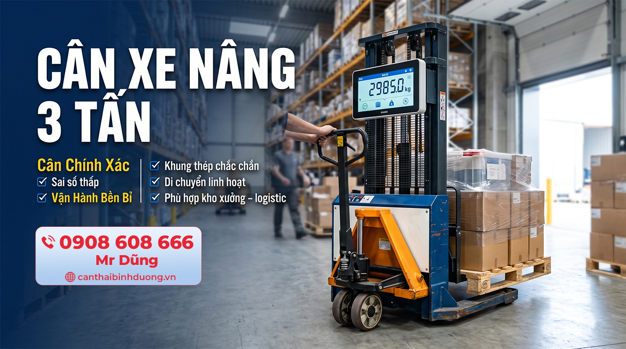 cân xe nâng 3 tấn