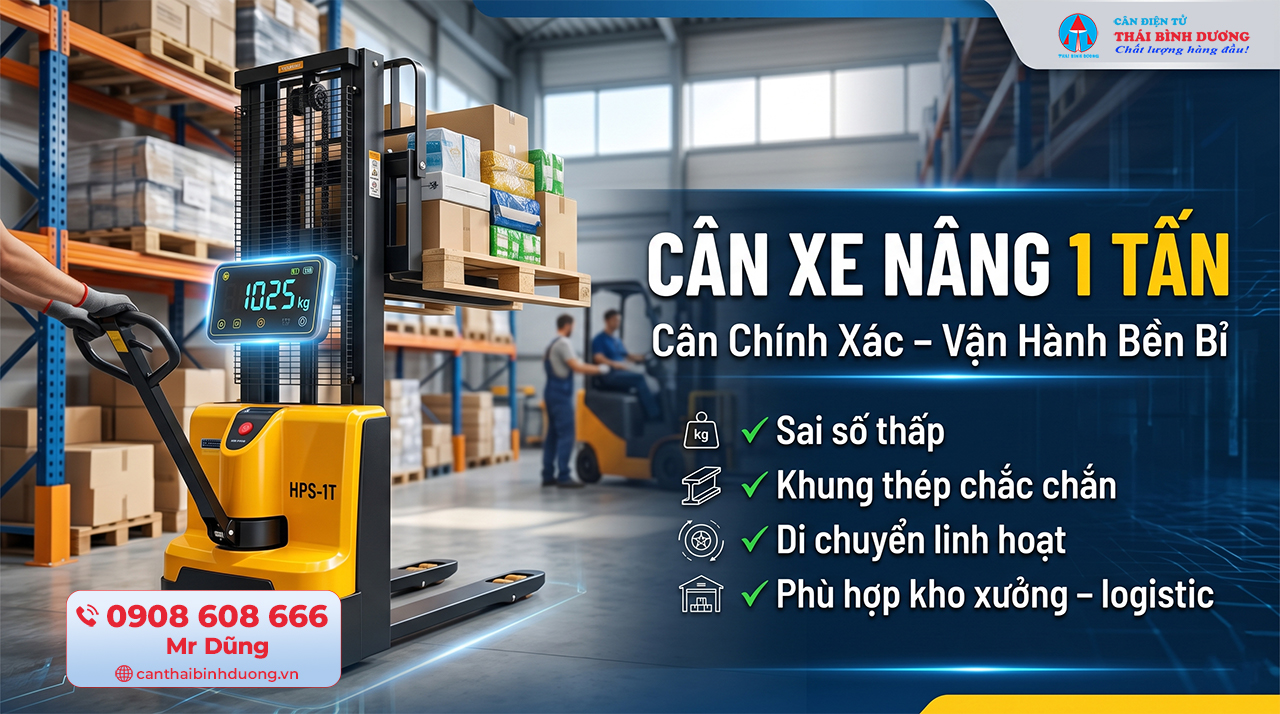 Cân xe nâng 1 tấn