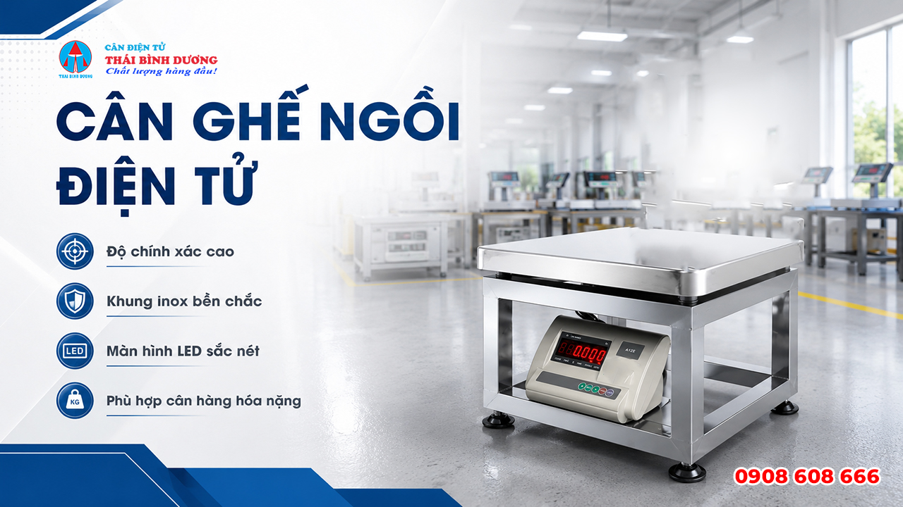 Cân ghế ngồi điện tử