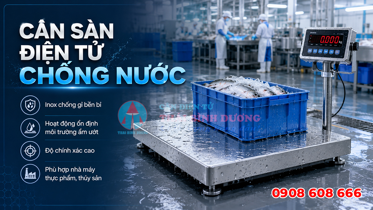 Cân sàn điện tử chống nước