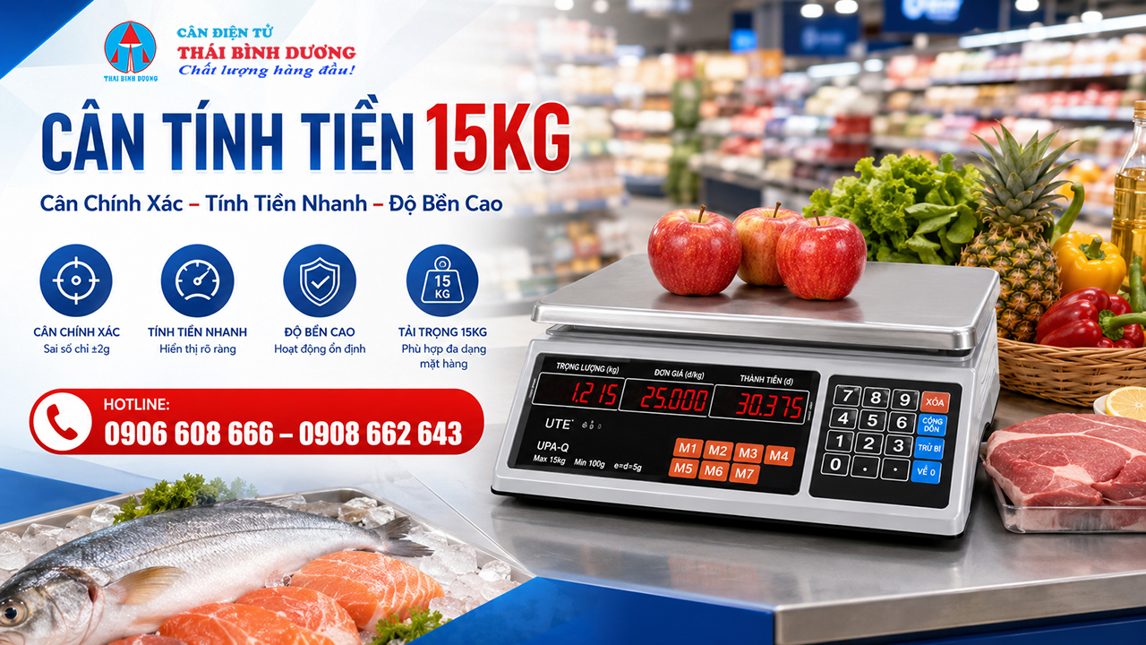 Cân tính tiền 15Kg