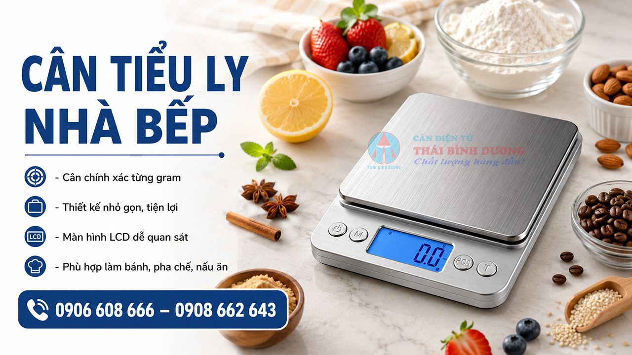 Cân tiểu ly nhà bếp
