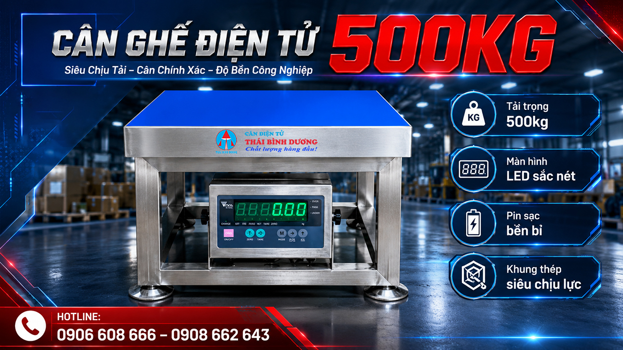 Cân ghế điện tử 500kg