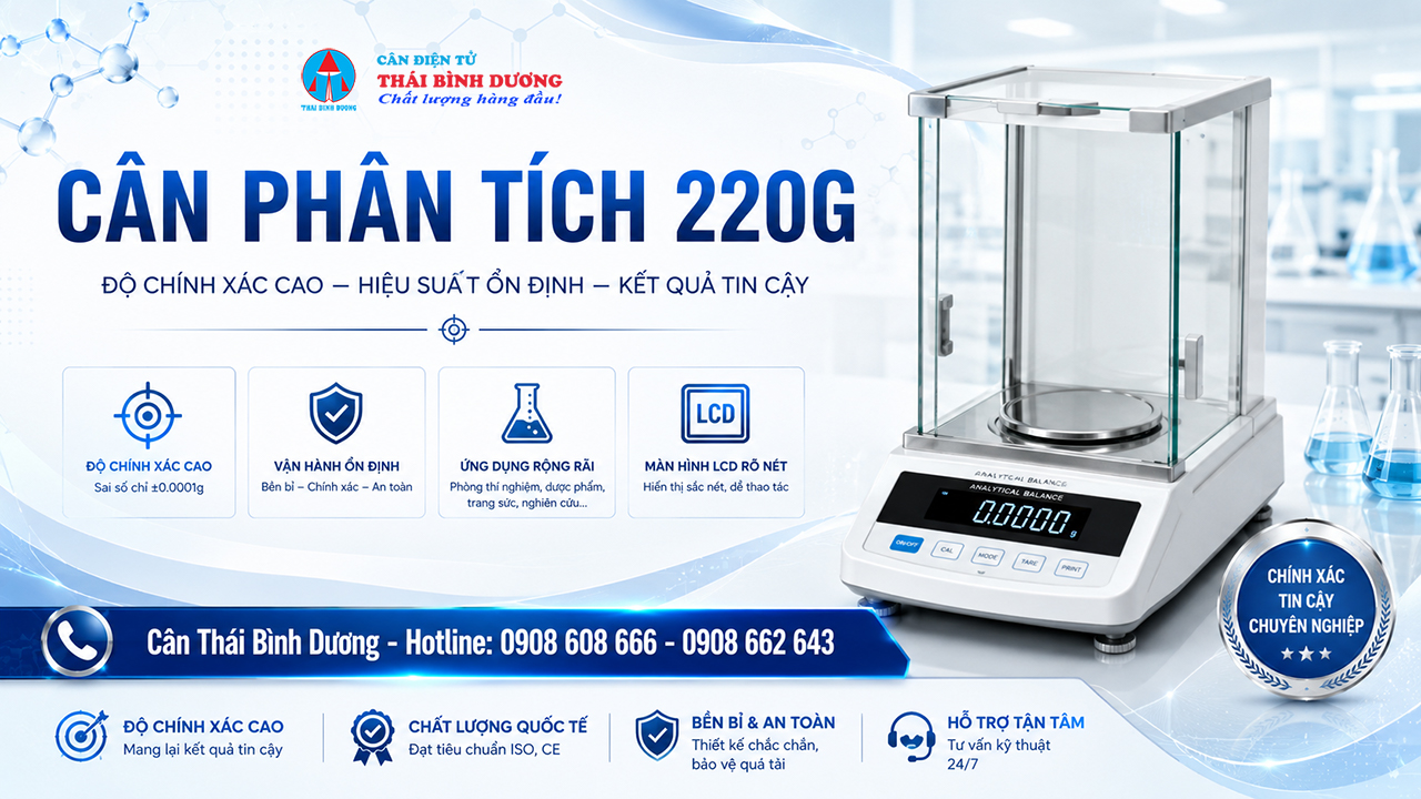 Cân phân tích 220g
