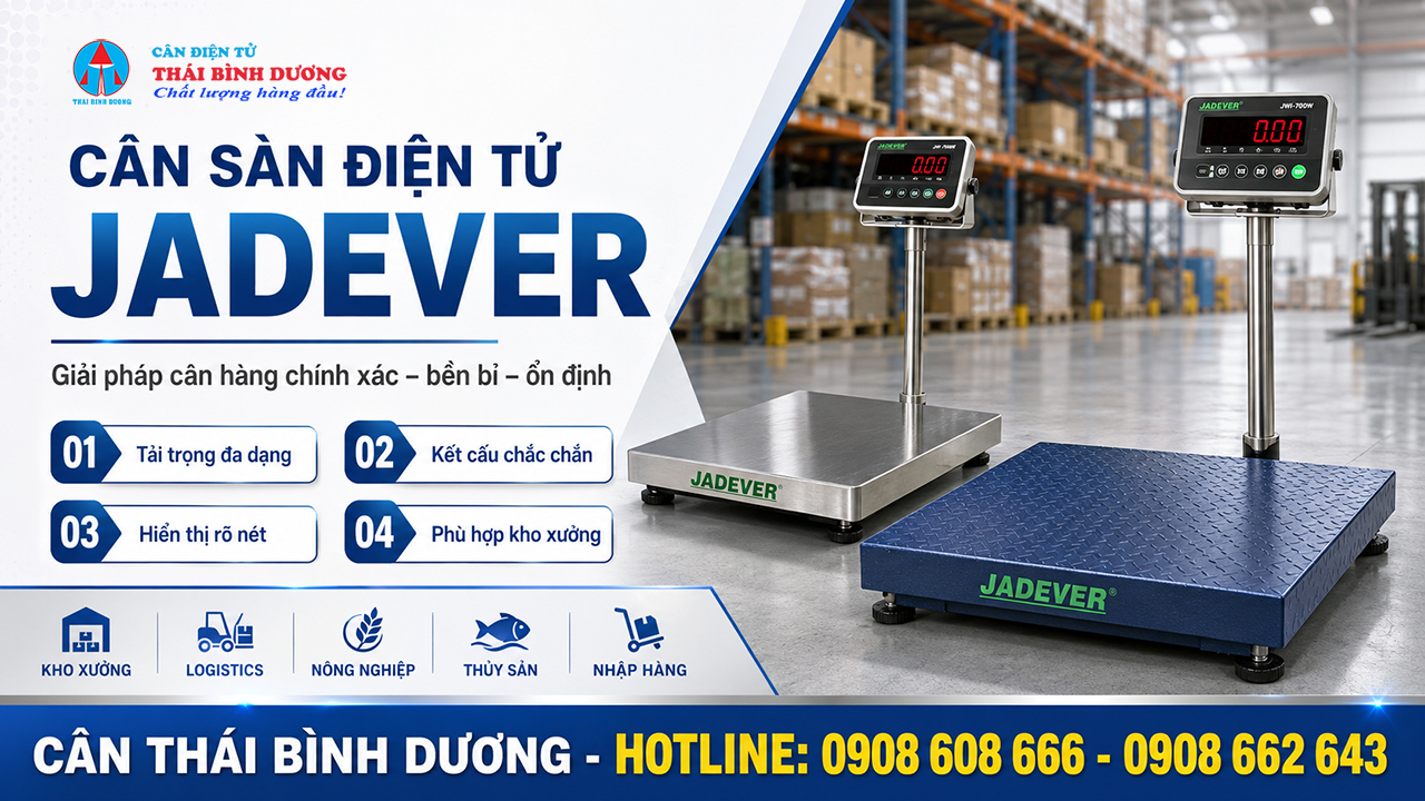 Cân sàn điện tử jadever