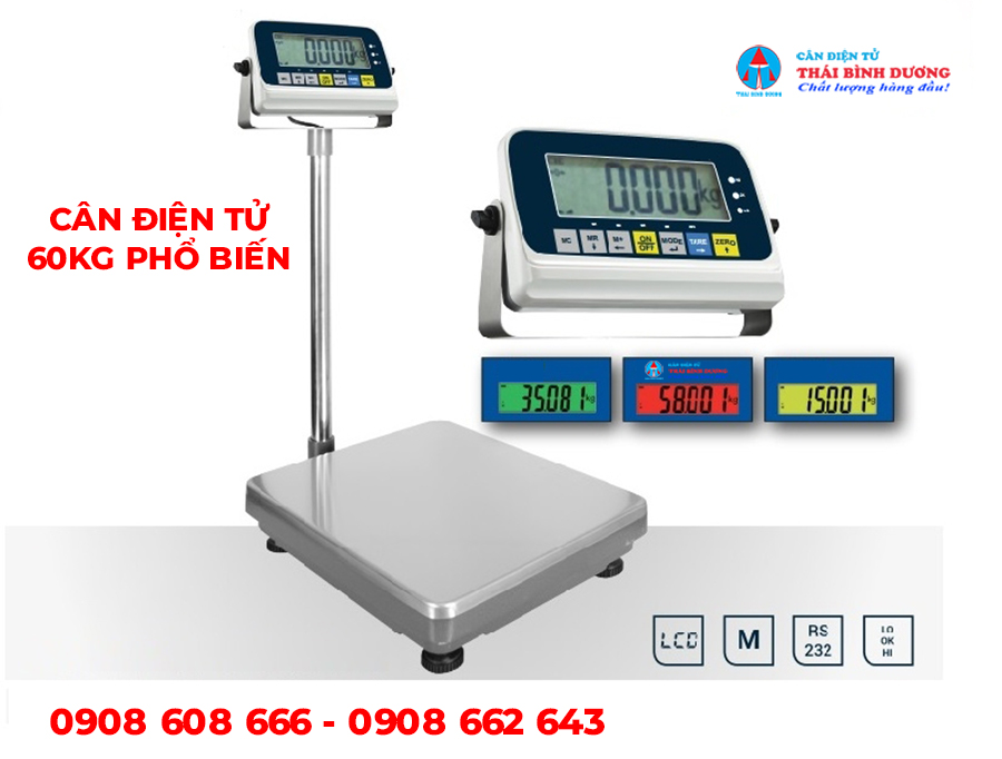 cân điện tử 60kg phổ biến