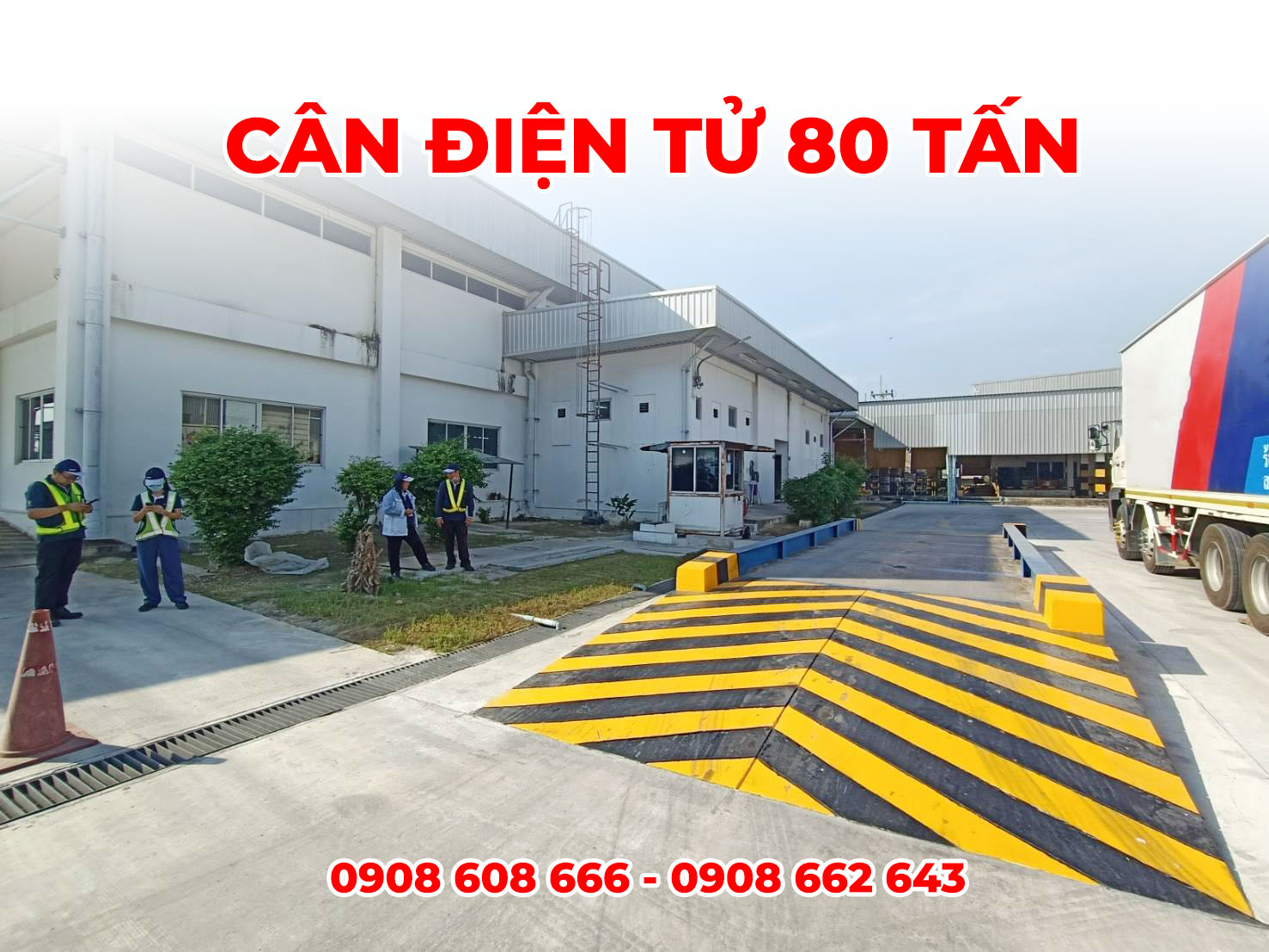 Cân điện tử 80 tấn