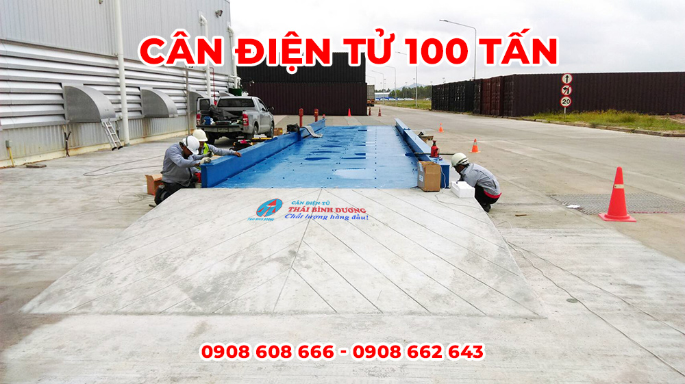 Cân điện tử 100 tấn