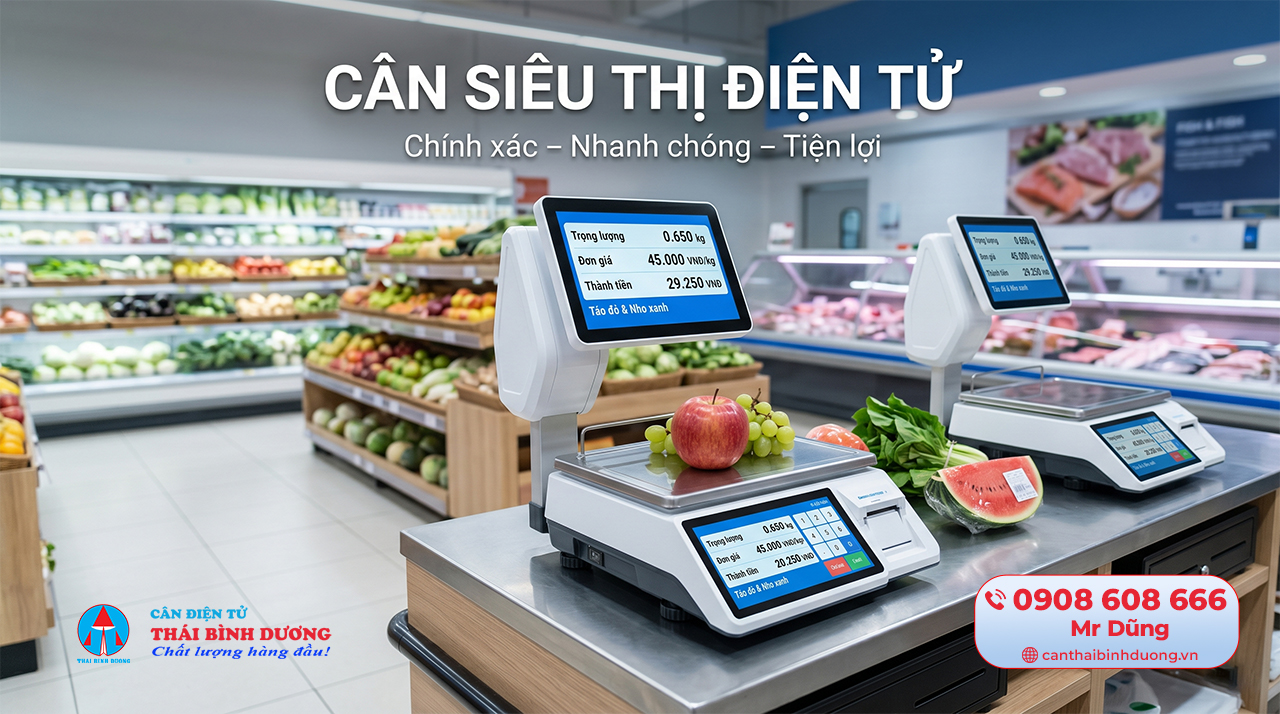 Cân siêu thị điện tử