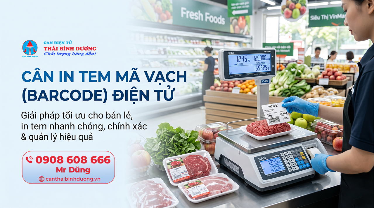 Cân in tem mã vạch
