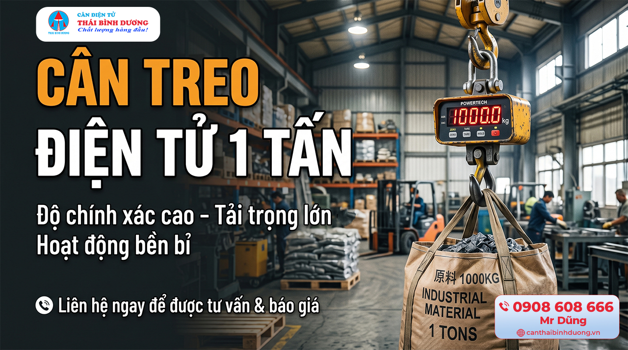 Cân treo điện tử 1 tấn