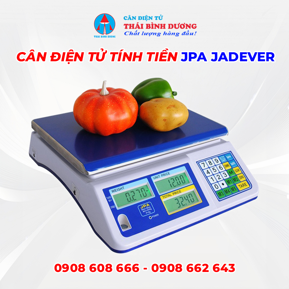 Cân Điện Tử Tính Tiền Jadever JPA 3kg 6kg 15kg 30kg