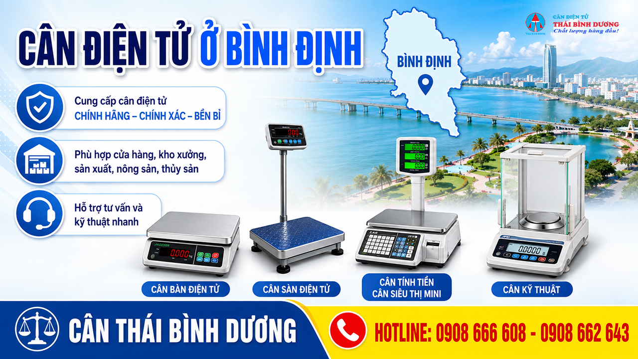 Cân điện tử bình định