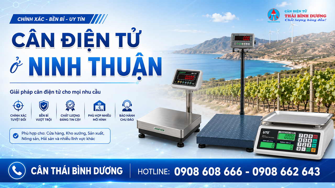 Cân điện tử ninh thuận