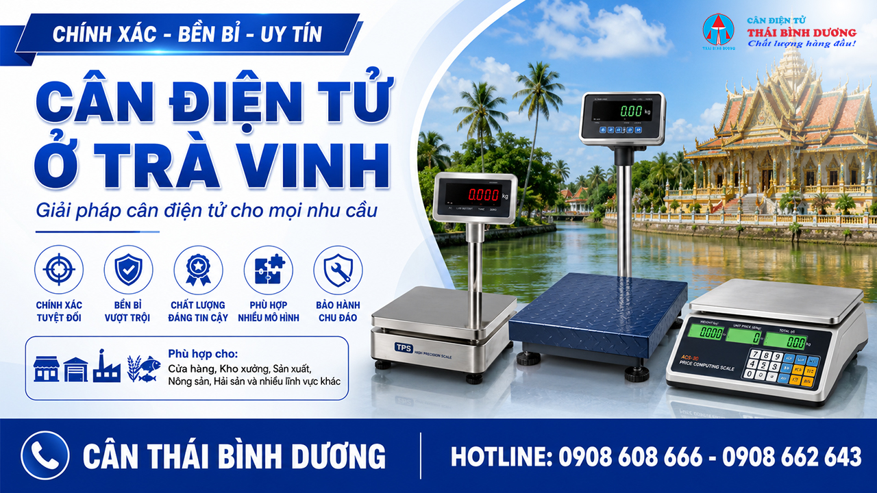 Cân điện tử trà vinh