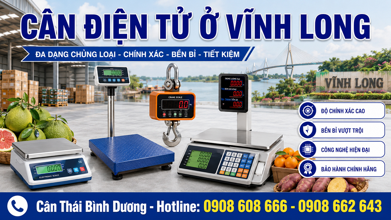 Cân điện tử Vĩnh Long