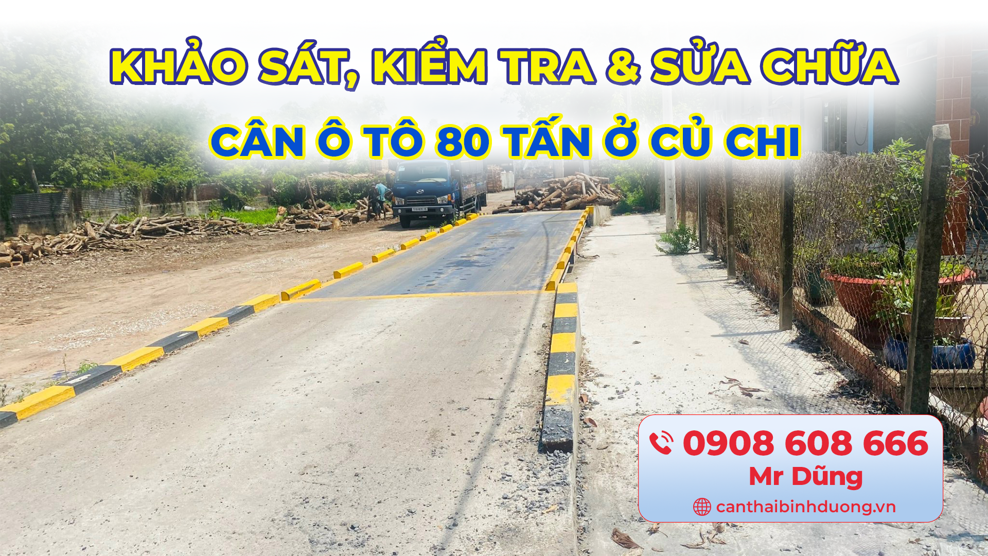 Bảo trì sửa chữa cân ô tô ở củ chi