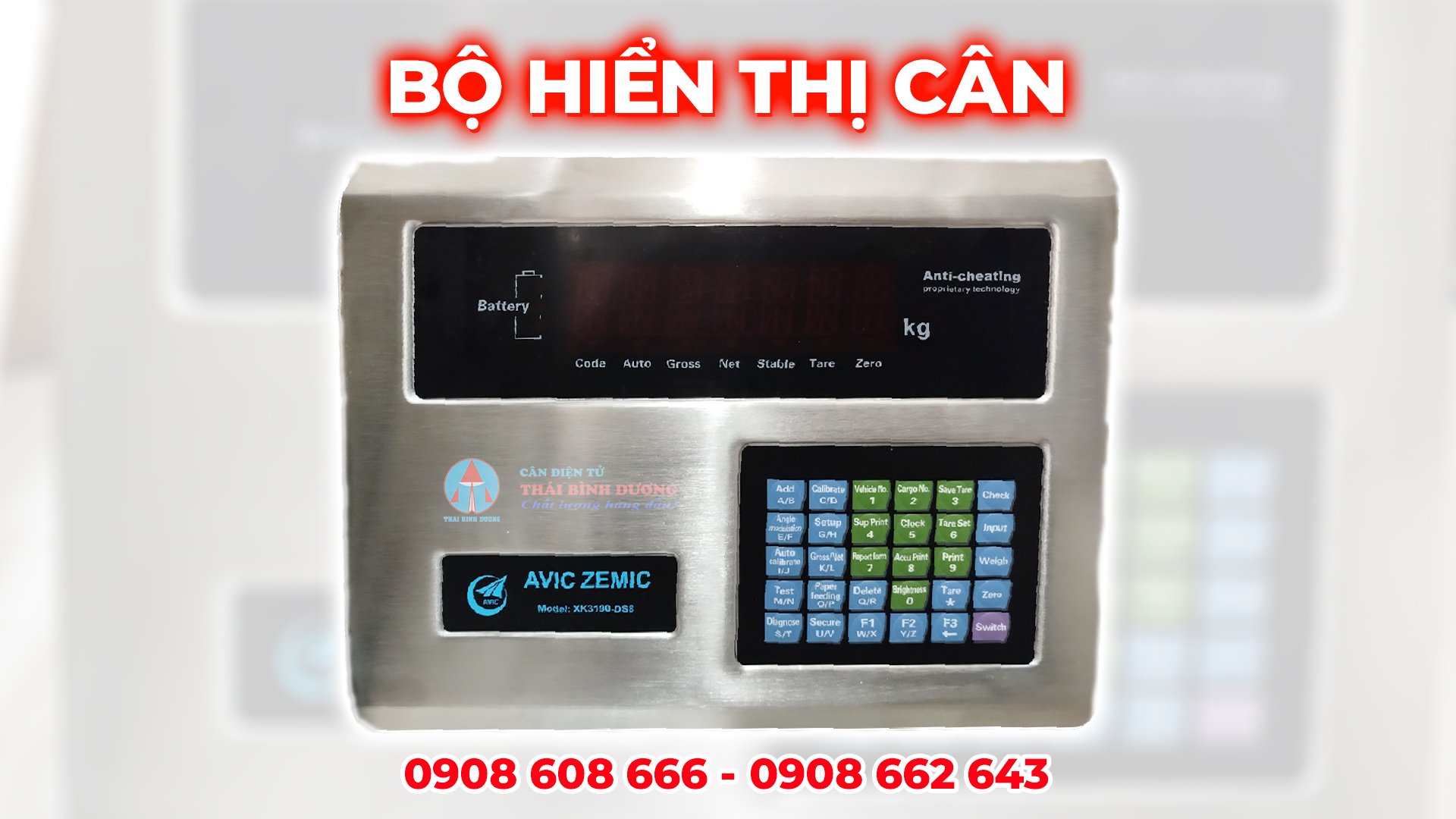 bộ hiện thị cân