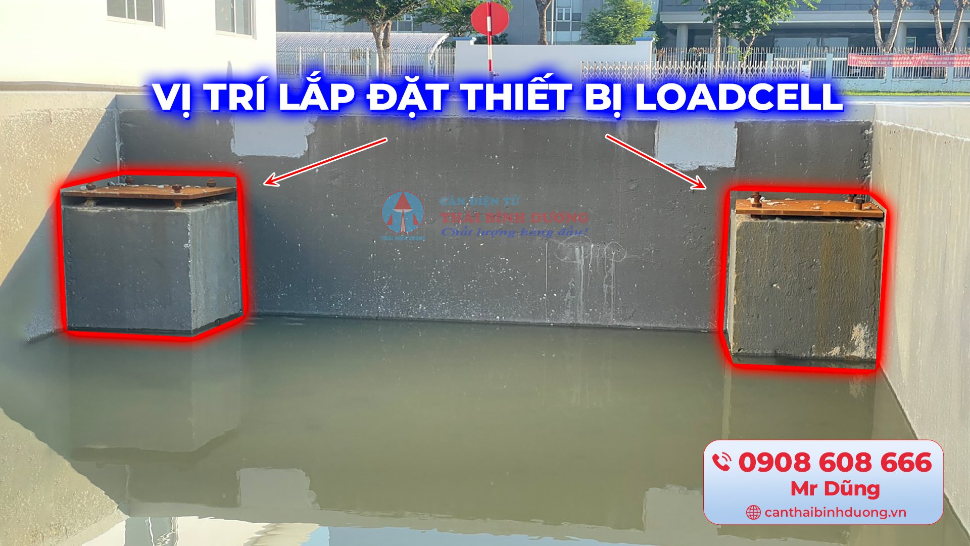 vị trí lắp loadcell