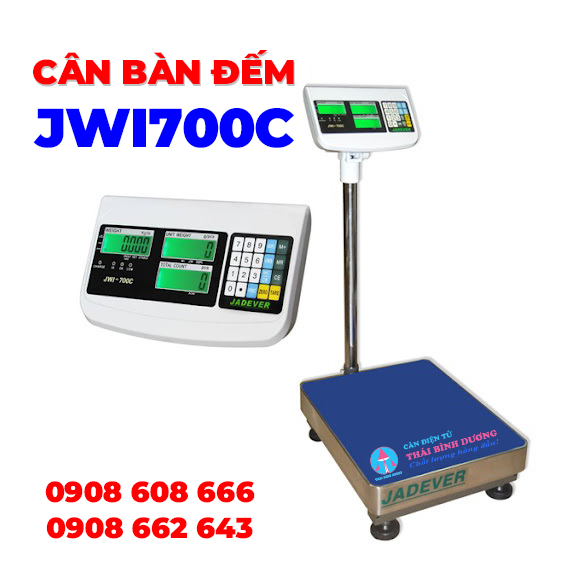 cân đếm mẫu jwi 700c 