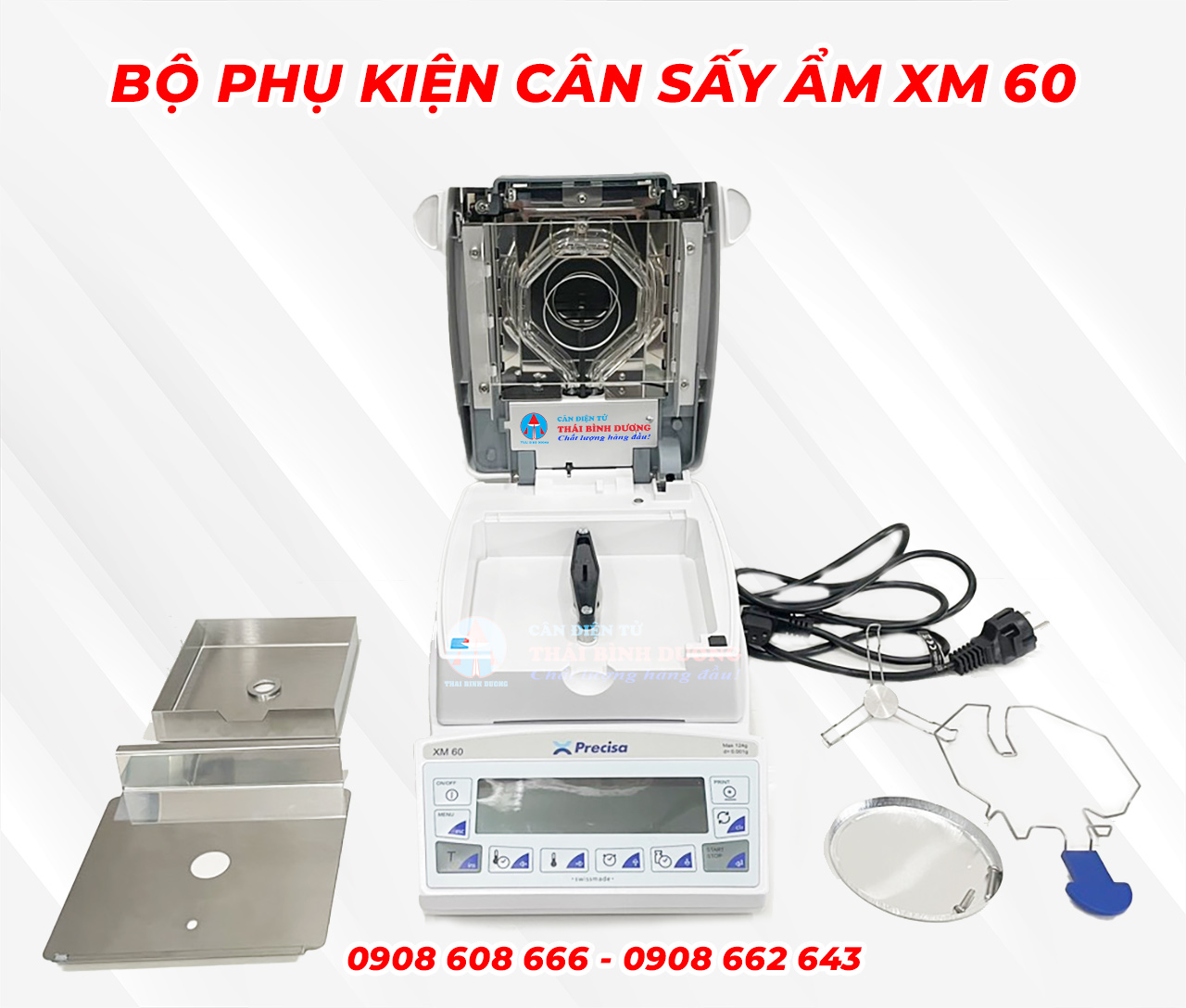 phụ kiện cân phân tích sấy ẩm XM 60