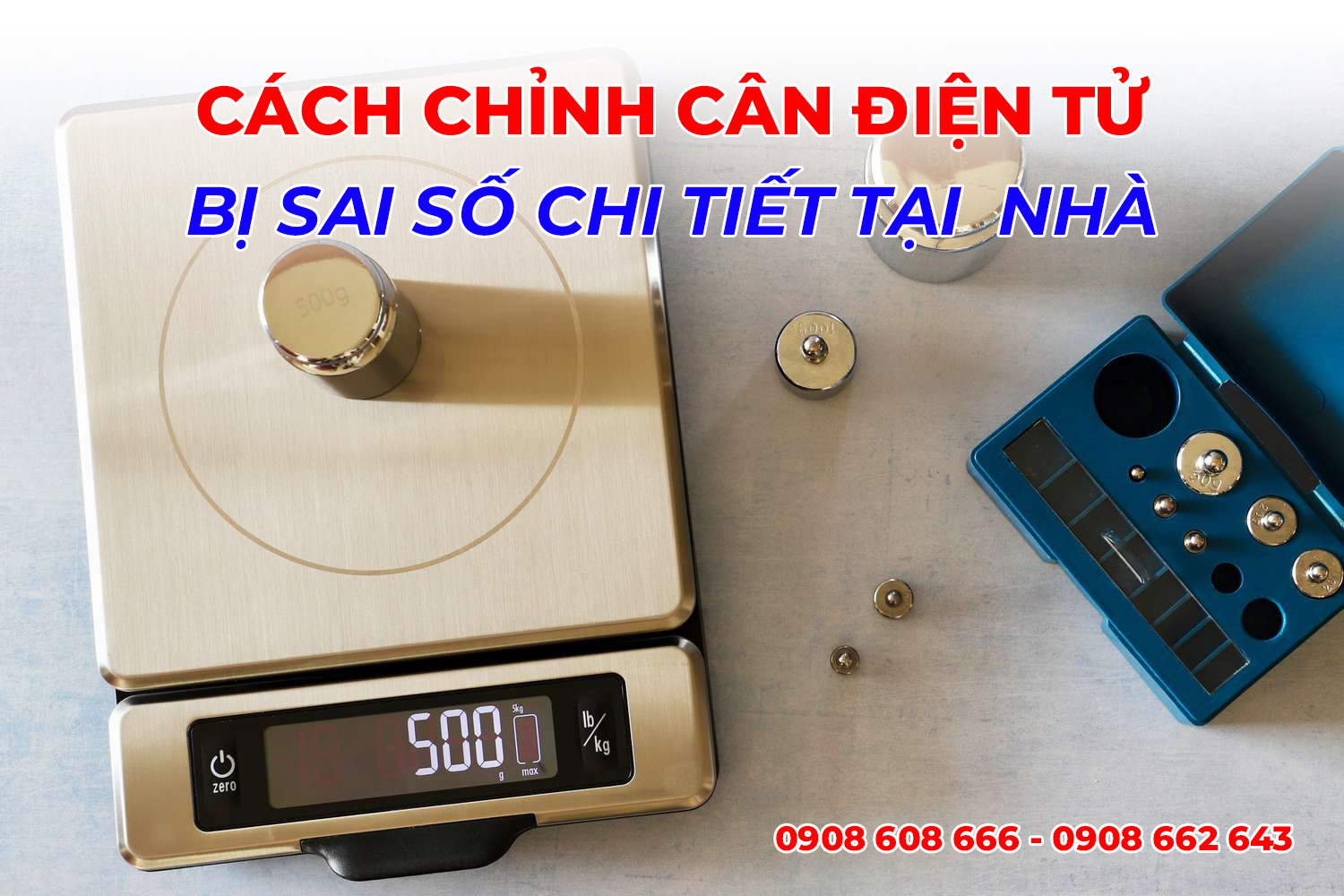 cách chỉnh cân điện tử