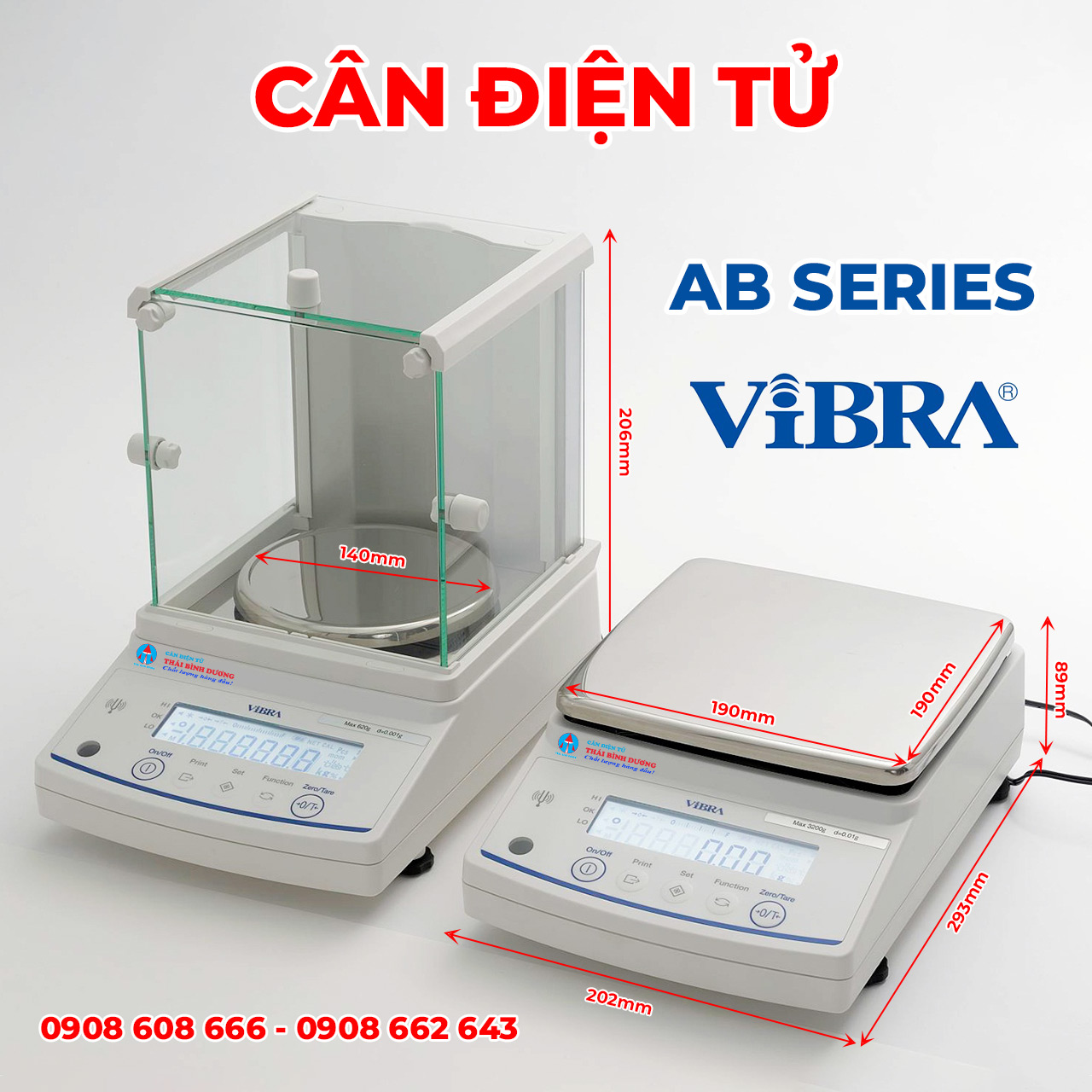 Cân điện tử AB Series Vibra Shinko