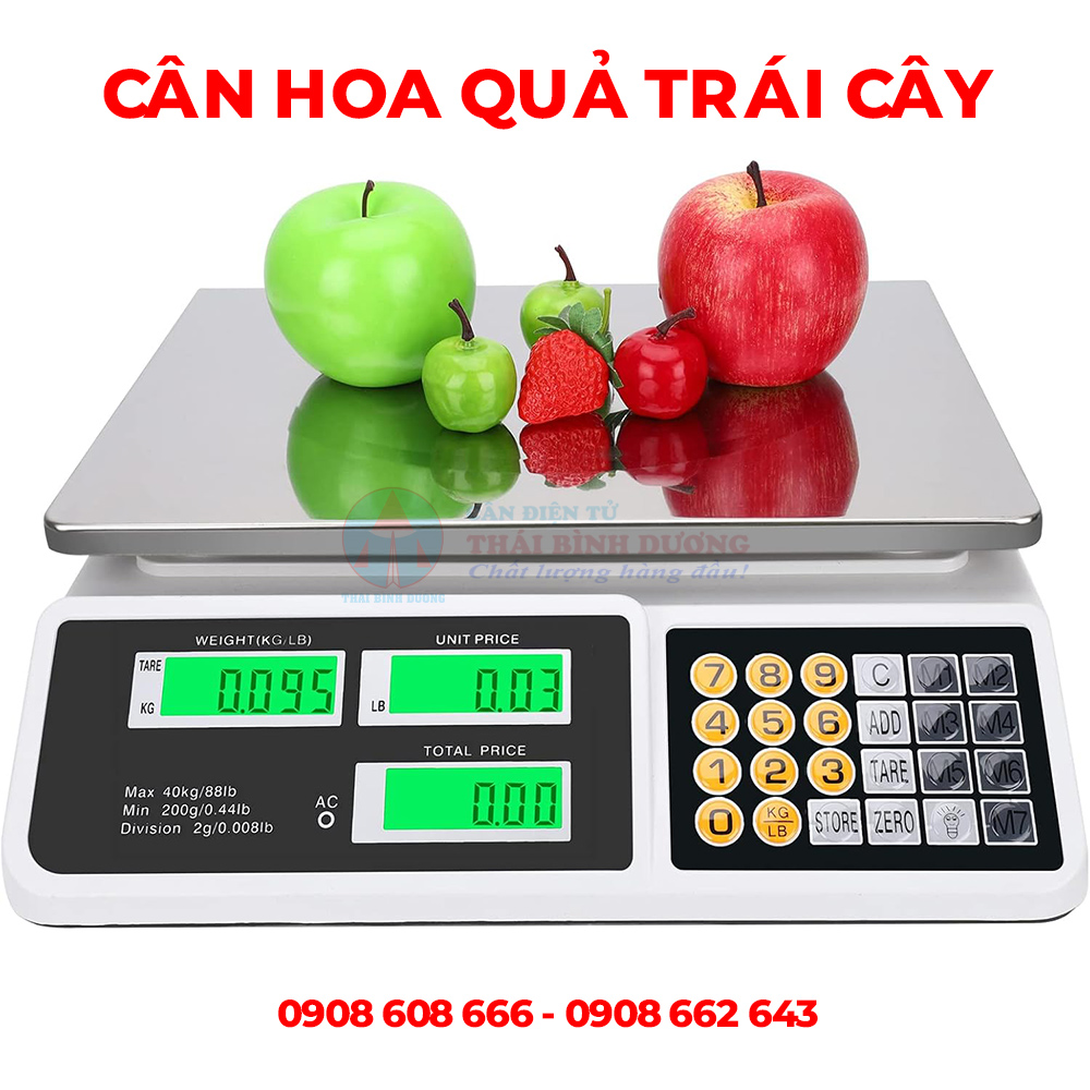 Cân Hoa Quả, Trái Cây Điện Tử