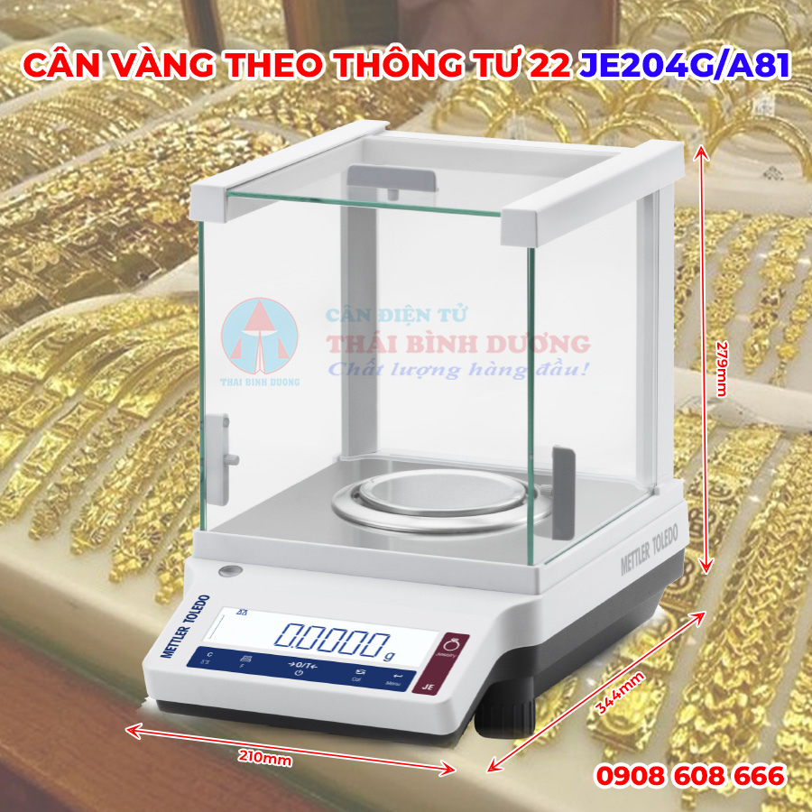 Cân Vàng Thử Tuổi Theo Thông Tư 22 JE204G/A81