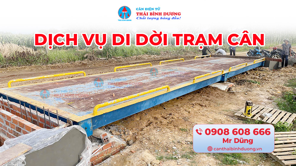 Dịch vụ di dời trạm cân ô tô xe tải toàn quốc