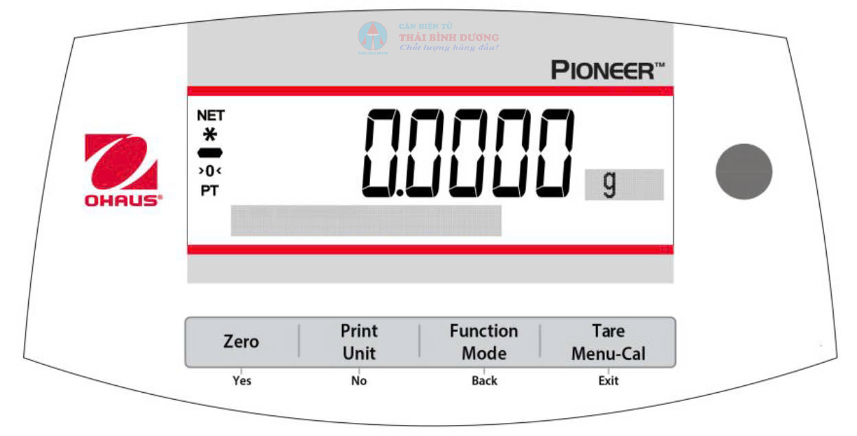 Màn hình Cân Phân Tích Ohaus Pioneer PX