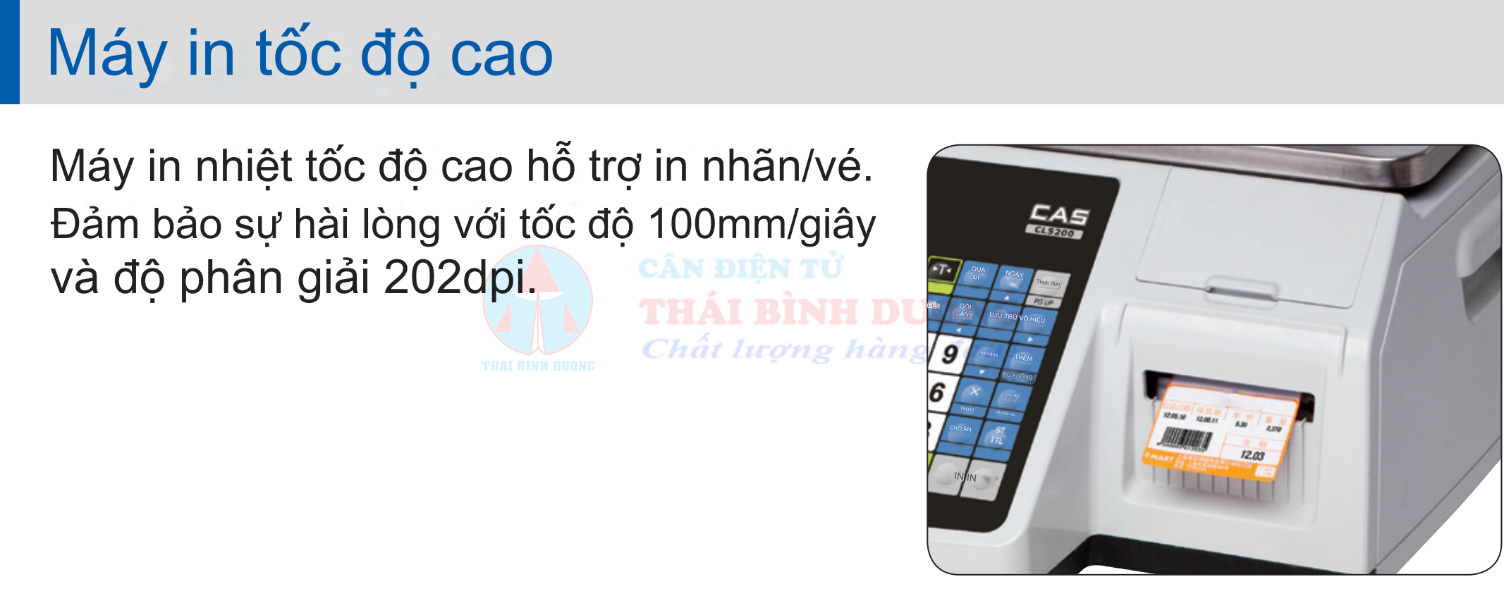 Máy in tem nhãn mã vạch CL5200