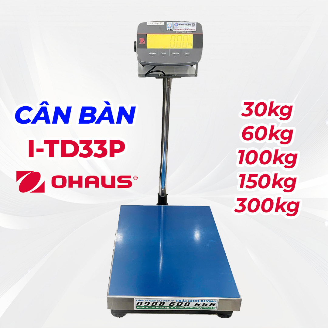 Cân Bàn Điện Tử I-TD33P Ohaus