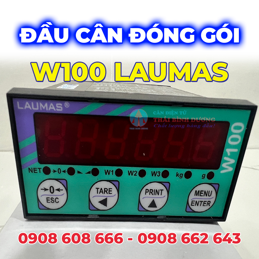 Tài Liệu Đầu Cân Điện Tử LAUMAS W100 Tiếng Việt