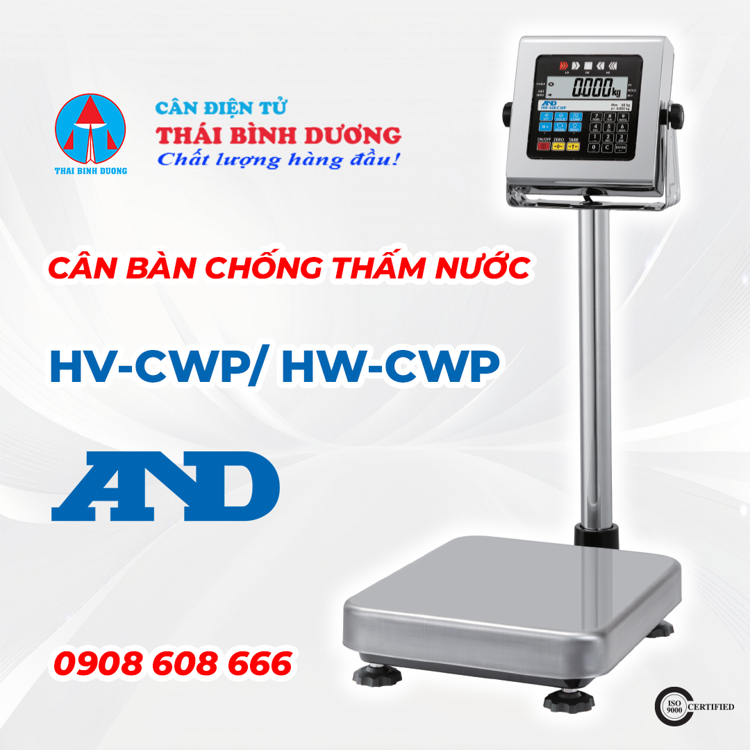 Cân Bàn Chống Thấm Nước HV-CWP/HW-CWP Series AND