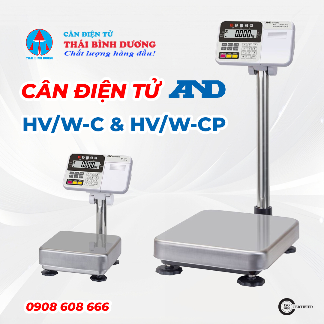 Cân Điện Tử HV/W-C & HV/W-CP Series AND