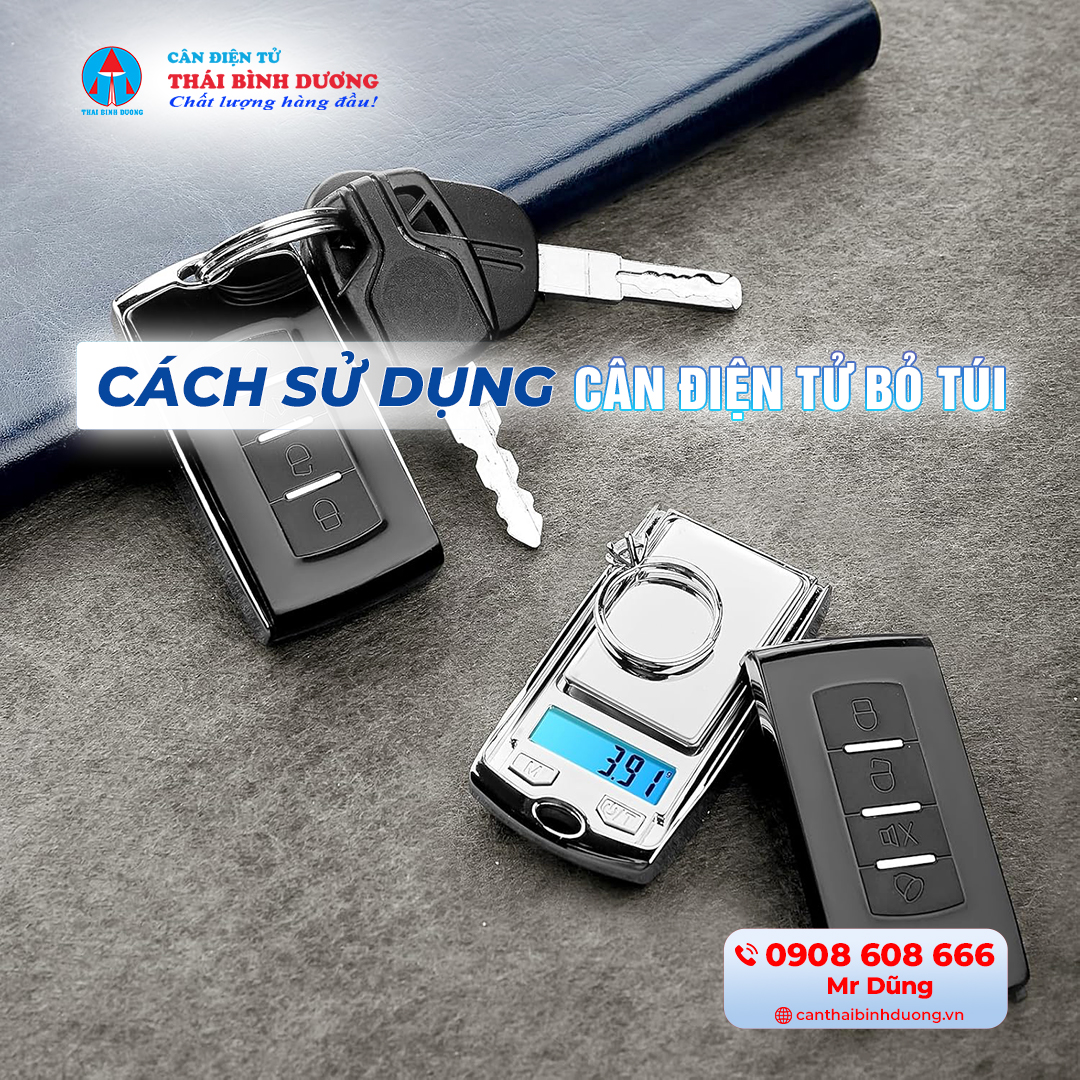 cách sử dụng cân điện tử bỏ túi