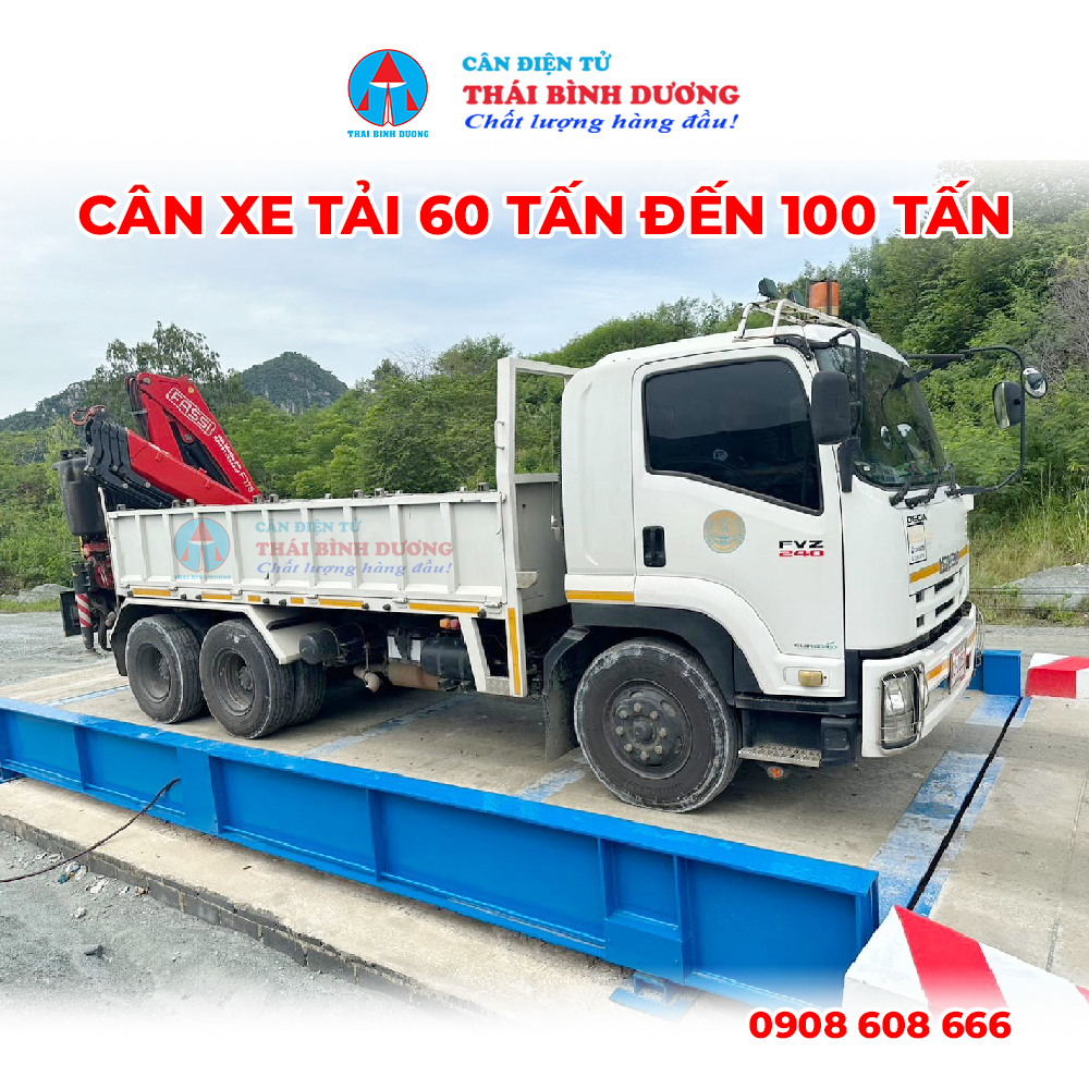 Cân Xe Tải 60 Tấn Đến 100 Tấn