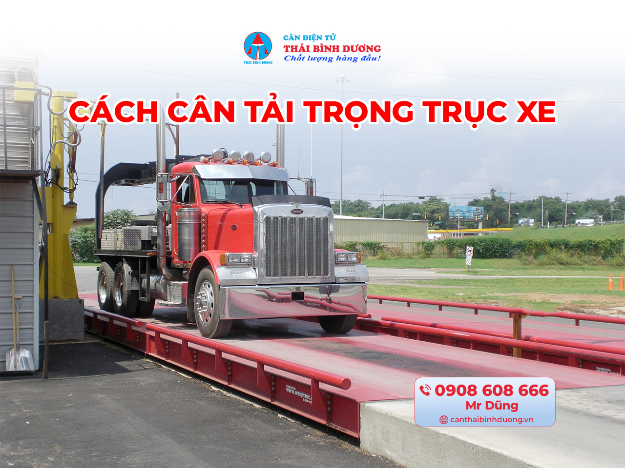 cách cân tải trọng trục xe