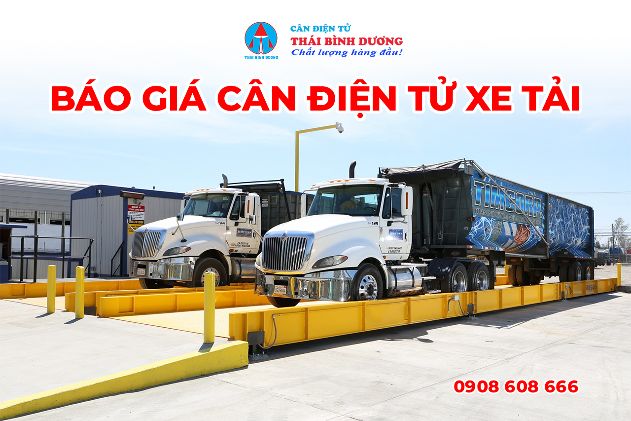 Báo giá cân điện tử xe tải 