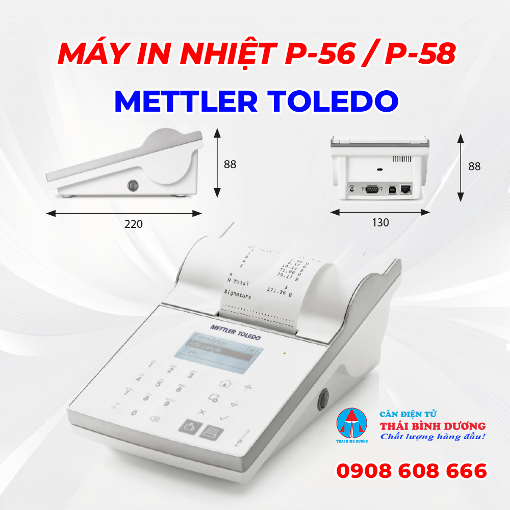 Máy In Nhiệt P-56 / P-58 Mettler Toledo