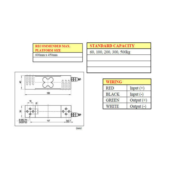 Loadcell VLC-137 VMC Kích thước