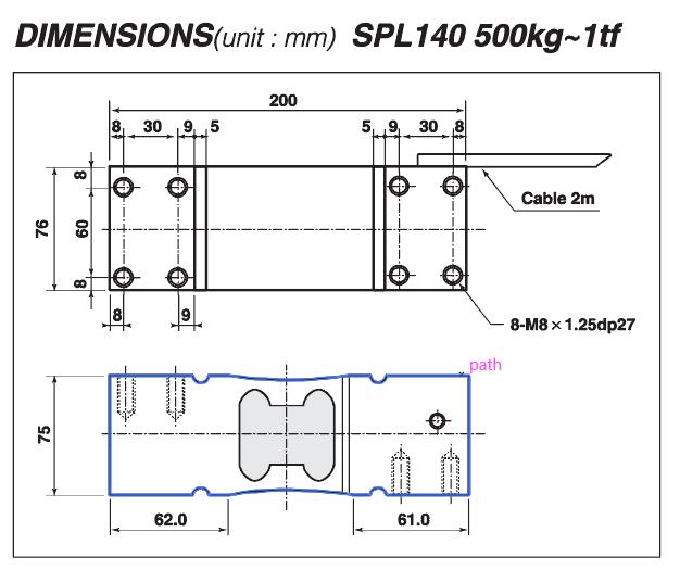 Loadcell SPL120-130-140 Migun 2