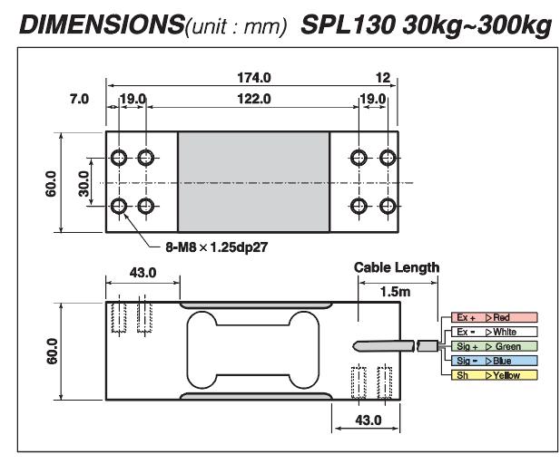 Loadcell SPL120-130-140 Migun 3