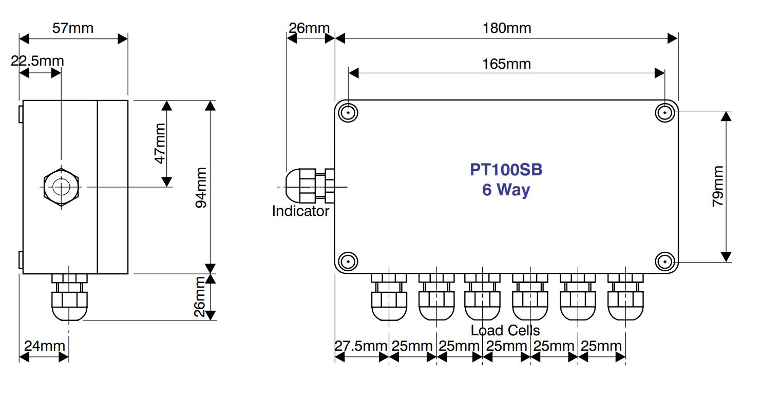Hộp nối tín hiệu PT100SB 2