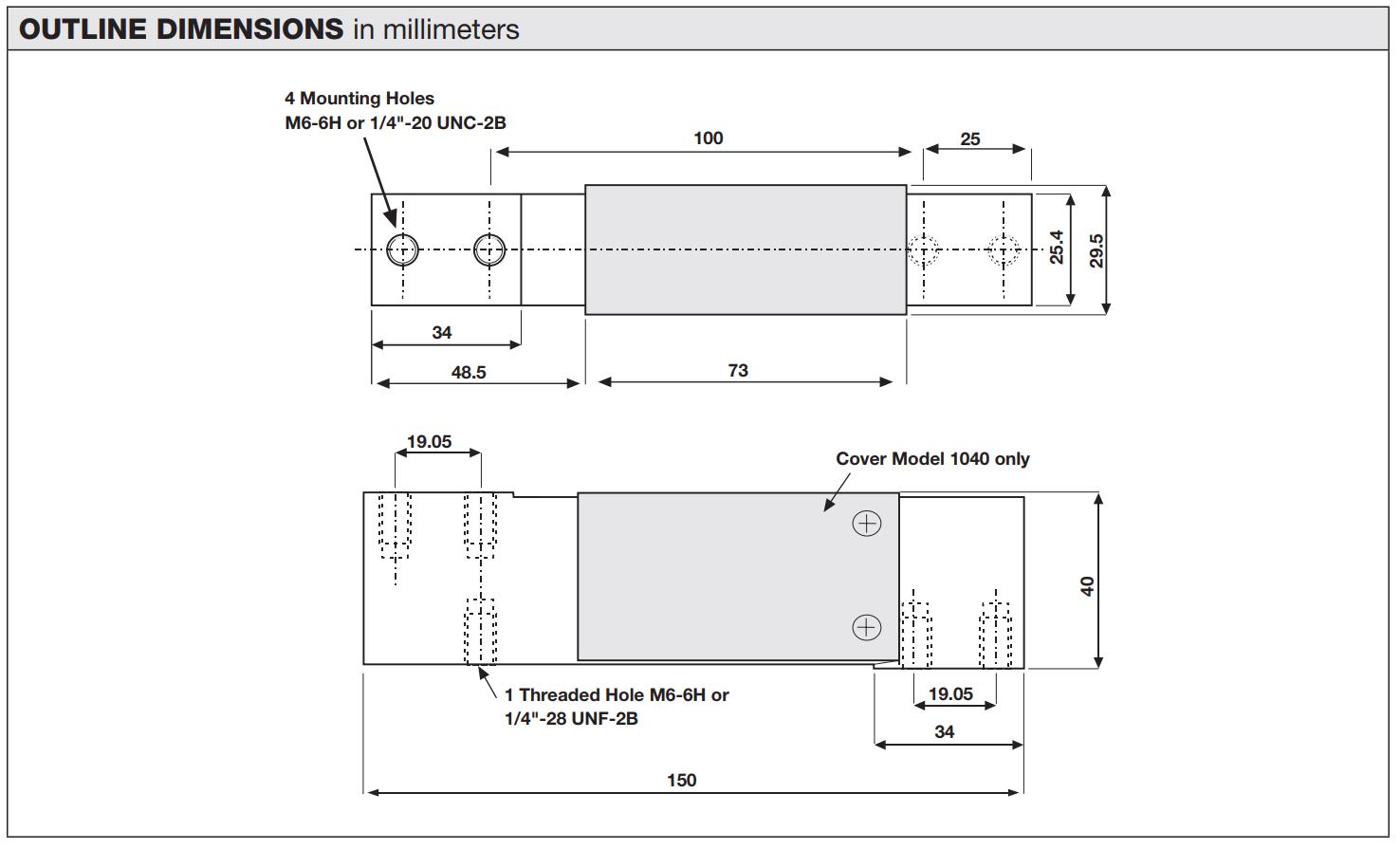 Loadcell 1040 TEDEA Vishay 1