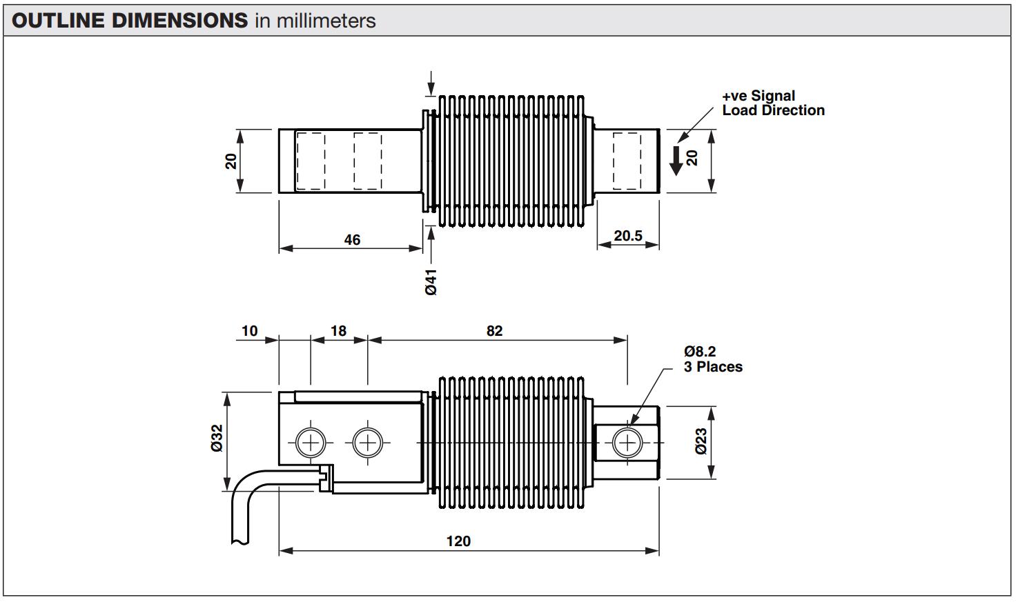 Loadcell 355 Tedea Vishay 3