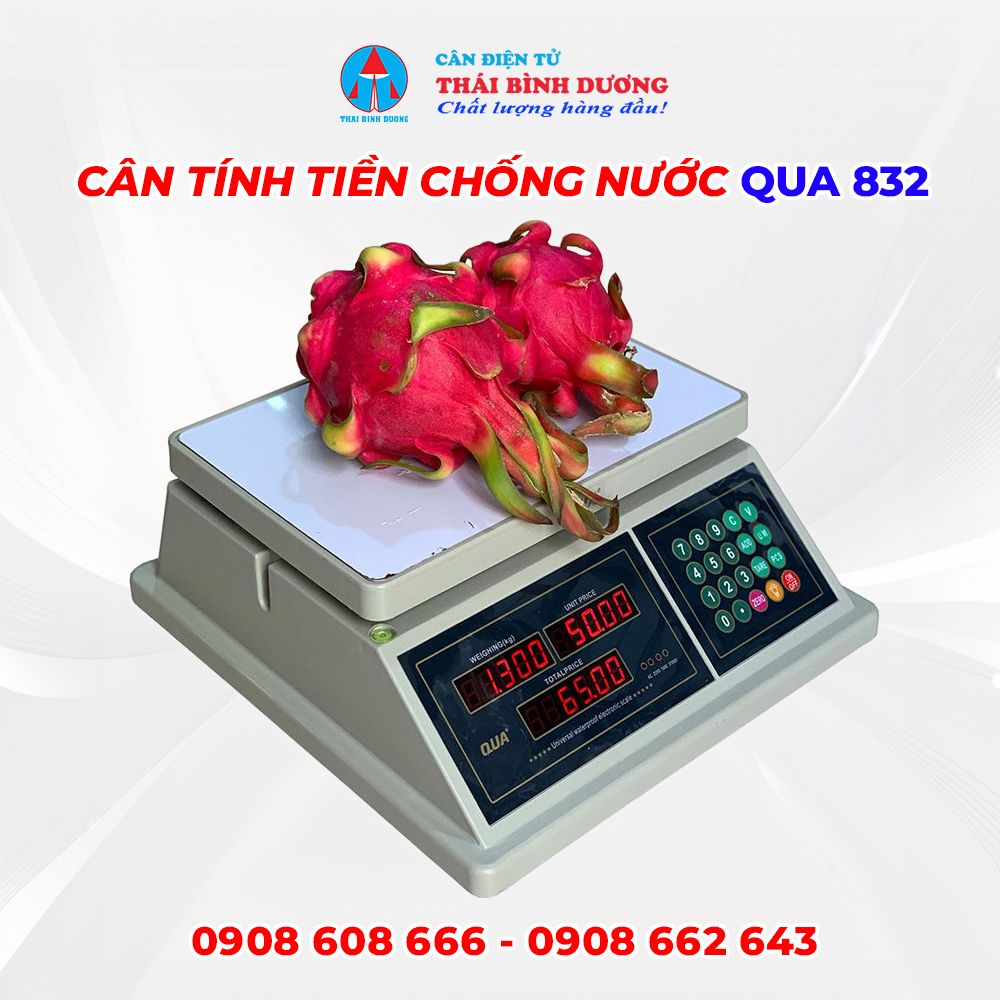 Cân Tính Tiền Chống Nước QUA 832
